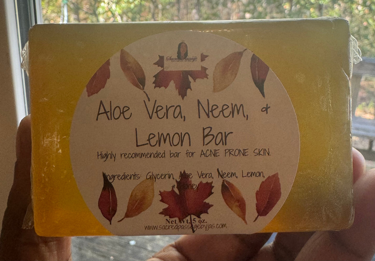 Aloe Vera, Neem, & Lemon Bar