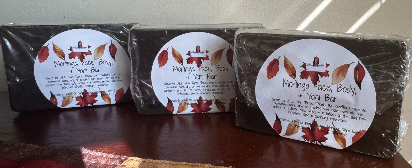 Moringa Yoni, Face, & Body Bar